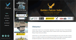 Desktop Screenshot of goldenfalconindia.com